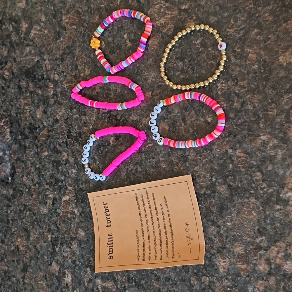 Friendship Bracelets for Love Story, Swiftie, 5 pieces
